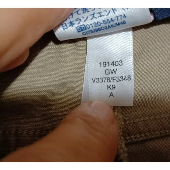 Landsend Girls Fine Tune The Fit Size 16 28X22 Tan Jeans - Picture 3 of 8